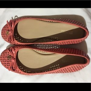 Coral Michael Kors Flats
